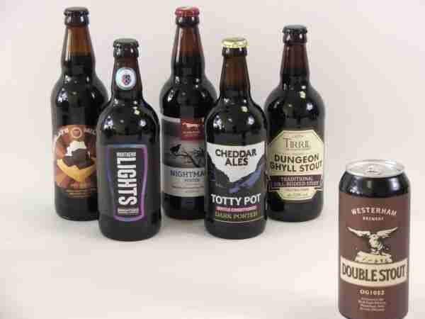 6 gluten free porters and stouts