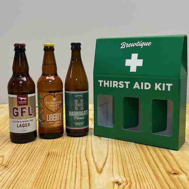 Thirst Aid Kit Lager Gift – British Craft Lager Beer Set | Brew‑tique