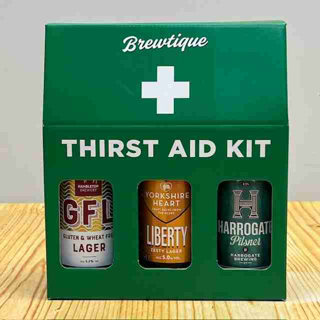 Thirst Aid Kit Lager Gift – British Craft Lager Beer Set | Brew‑tique