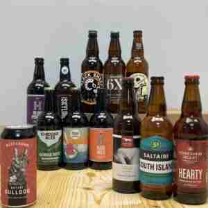 12 Mixed British Beers - Blonde, IPA, Bitter, Porter