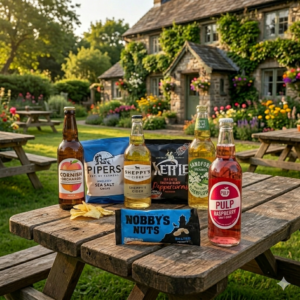 Pub In A Box - Light Fruit Cider Gift Hamper with Pub Snacks